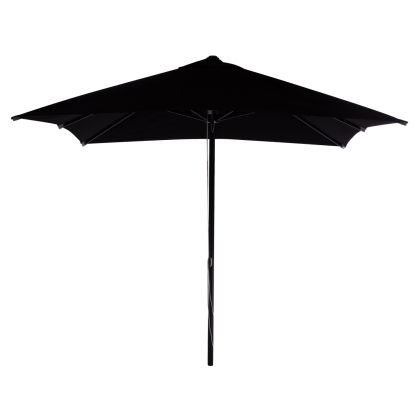 PROFESSIONAL 3x3x2,83M ALUMINUM UMBRELLA WITH ACRYLIC CLOTH IN BLACK SHADE HM6026.03