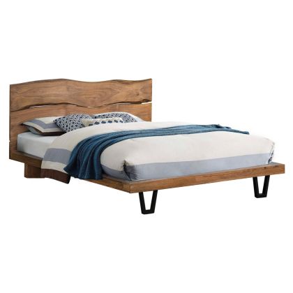 Bed HM8218.11 Nicole, solid wood acacia, 160x200