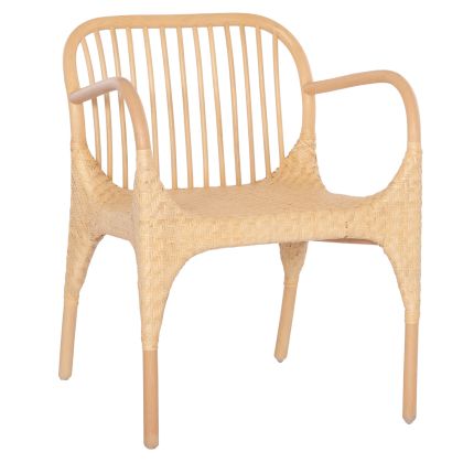 DINING CHAIR GIBBON HM9957.01 NATURAL RATTAN 62x55x82Hcm.