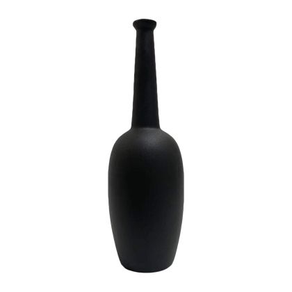 CERAMIC TABLE DECOR ELENDIL HM4591.02 MATTE BLACK Φ13x40Hcm.