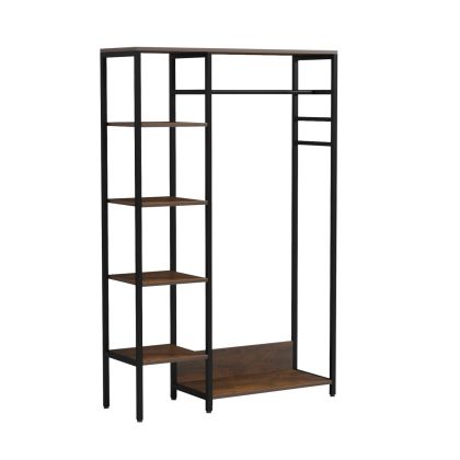 ENTRYWAY FURNITURE/OPEN ACCESS WARDROBE ARANJA HM18082 METAL-MELAMINE 90x30x140Hcm.