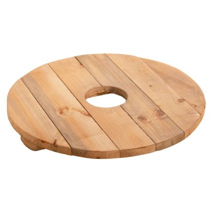 ROUND TABLE FOR BEACH UMBRELLA Φ40 PINE WOOD WITH SUPPORT RIBS HM6108