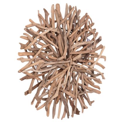 DECORATIVE WALL SCONCE DREAMER HM4422 DRIFTWOOD WITH LED STRIP Φ90x7(thickness)cm.