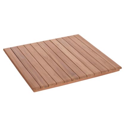 TABLETOP SQUARE HM18135 TEAK WOOD--NATURAL COLOR 60x60x4(thickness)cm.