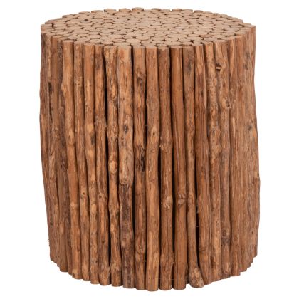 COFFEE TABLE ROUND DRIFTER HM4443 DRIFTWOOD IN NATURAL COLOR Φ36x40Hcm.