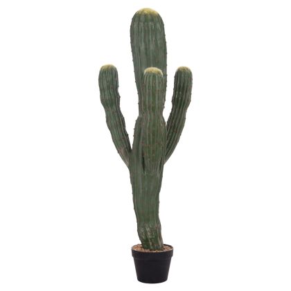 DECORATIVE SYNTHETIC PLANT IN POT HM4746 CACTUS 17.5x42x113Hcm.