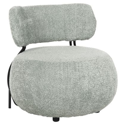 ШЕЗЛОНГ КРЪГ KARSEN HM9598.05 ШАМ ФЪСТЪСЪК ЗЕЛЕН БУКУЛ ПЛАТ 75x75x75Hcm.