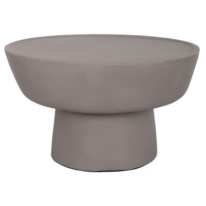 COFFEE TABLE PIRSON HM18155.03 FIBER CEMENT IN GREY--Φ60x36Hcm.