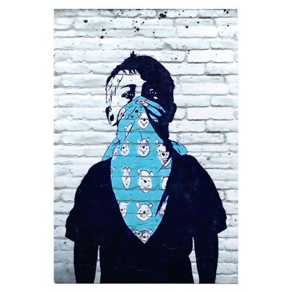 WALL PAINTING SERIES GOBI HM4829 PRINTED CANVAS 50x3(thickness)x70Hcm.