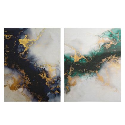 WALL PAINTING 2PCS SERIES GOBI HM4839 PRINTED CANVAS 50x3(thickness)x70Hcm.(x2)