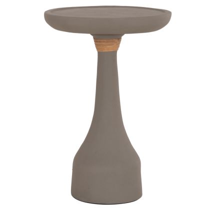 LAMP TABLE ROUND TORG HM18170.03 FIBER CEMENT GREY Φ41x62Hcm.
