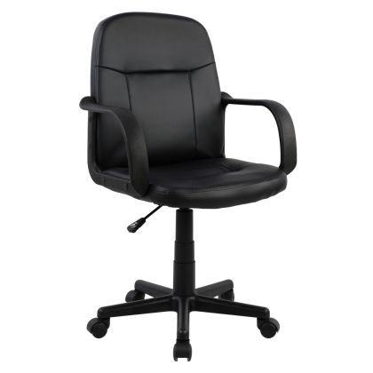 Office chair HM1005 with arms Black PU