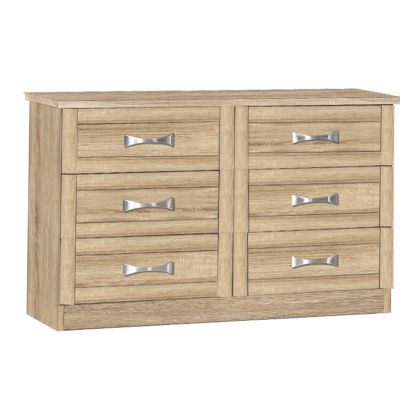 Dressing Table-Drawer HM317.02 with 6 drawers Sonama 120x40x76cm