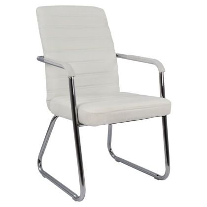 Conference chair HM1021.02 White 55,5x67,5x94 cm