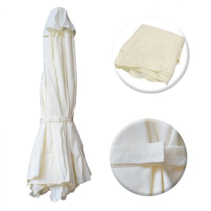 SPARE PART SHADE FOR UMBRELLA HM6002 4X4m-8 BEAMS (+12 AUXILIARY)--CREAM WHITE
