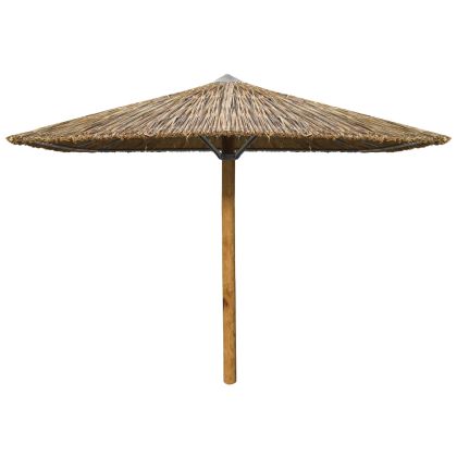 Straw Umbrella 2.5x2.5 with pine pole HM5410