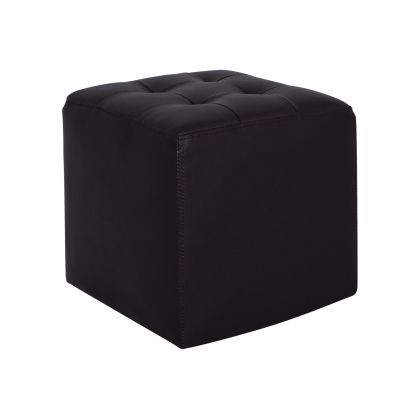 Stool 37x37x35cm With PU black Punk HM264.01