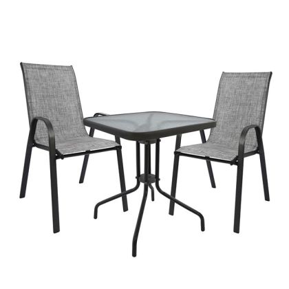 Set Dining Table 3 pieces and 2 chairs & 1 Table HM5183.01