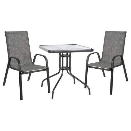 Set Dining table 3 pieces with 2 chairs & 1 Table HM5185.01