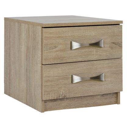 Bedside table with 2 drawers and handles HM2235.02 Sonama  48x40x42