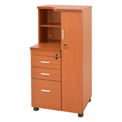 Professional office cabinet-wardrobe cherry color HM2052.03R 60x46x120