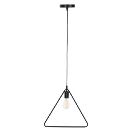 ПАНЕЛЕН ЛАМПА HM4096 ЧЕРЕН МЕТАЛЕН ТРИЪГЪЛНИК 38x132H cm.