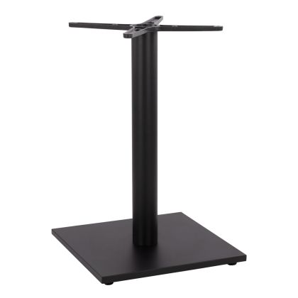 Base metallic Black matte 45x45x72 with adjuster HM438