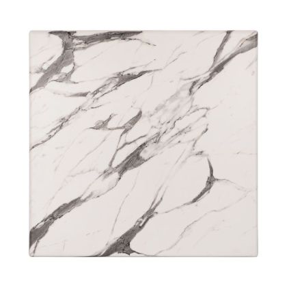 Table Desktop Werzalit 80x80 Marble White-Grey 5654 HM5231.11