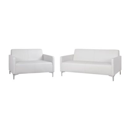 Set 2 pieces Sofa 3 & 2 seater Nellie HM11274.02 White color