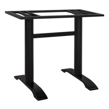 Metal base black matte 57x54x72.5 with desktop support HM458