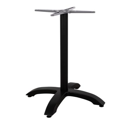 Aluminum Base HM460.01 Black Matte 66x66x72cm with cross 48x48cm