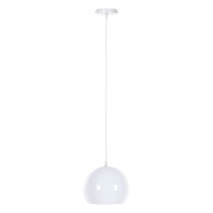 CEILING PENDANT LAMP HM4108 WHITE METAL BELL 19x19x115H cm.