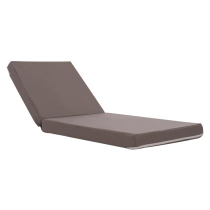 Sunbed Pillow Polyester Sifnos Grey HM11235.10P 198(119+1+78)x70x10cm