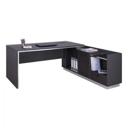 Professional Office Right Corner Rosewood HM2112R 200x160x76cm