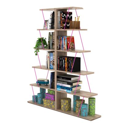 Комплект 2 библиотеки mini tars Sonama-Fuchsia HM11302.04 130x22x146