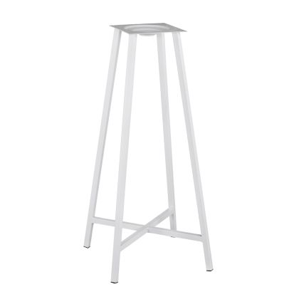 Metal stand bar base 4 legs TS952 White 48.5x47.5x104 cm.