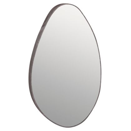 WALL MIRROR DROP HM4488.02 MDF FRAME IN GREY MARBLE COLORING 50x80Hcm.