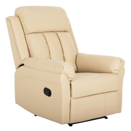 ARMCHAIR MASSAGE HAPPER HM9785.13 ECRU PU LEATHER 76x94x102Hcm.