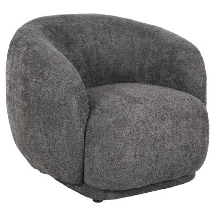 ARMCHAIR KARPEN HM9600.01 GREY BOUCLE FABRIC 93x87x78H cm.