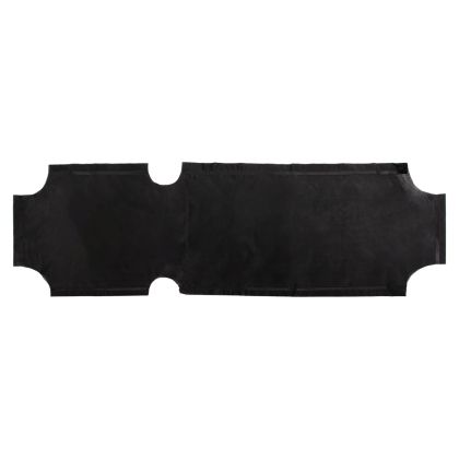 REPLACEMENT TEXTILENE COVER HM5072.90 600gr/m2 2x1 FOR CLASSIC SUNBEDS IN BLACK