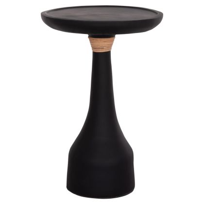 LAMP TABLE ROUND TORG HM18170.01 FIBER CEMENT BLACK Φ41x62Hcm.