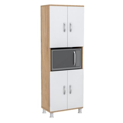 КУХНЕНСКИ ШКАФ RAD HM18196.03 МЕЛАМИН В СОНАМА-БЯЛО 56x32x165Hcm.