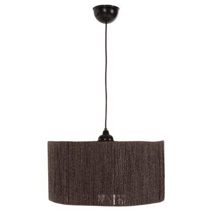 CEILING PENDANT LAMP INDOORS HM7945.01 BROWN PAPER ROPE CAP Φ40x117Hcm.