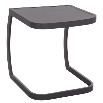 SUNBED SIDE TABLE RICKON HM6324.01 ALUMINUM IN GREY COLOR 45x48x49.5Hcm.