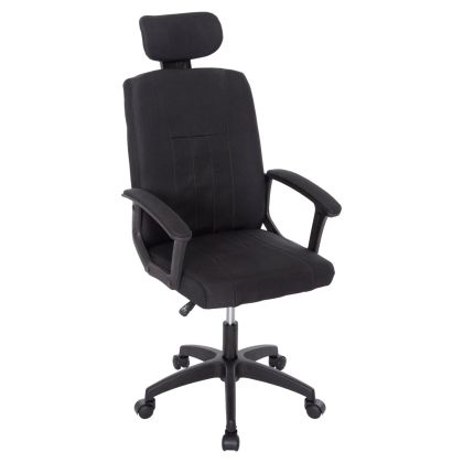 OFFICE CHAIR NIMBLE HM1199.11 BLACK FABRIC-BLACK NYLON FRAME AND BASE 59x64x122Hcm.