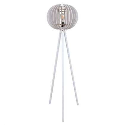 ΦΩΤΙΣΤΙΚΟ ΔΑΠΕΔΟΥ ΞΥΛΙΝΟ ΜΕ ΛΕΥΚΟ ΚΑΠΕΛΟ ΑΠΟ MDF HM7375.01 Φ36x145Υ εκ.