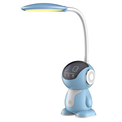 KIDS DESK LAMP LED BADOO ROBOT FIGURE HM4453.03 SKY BLUE-WHITE ABS