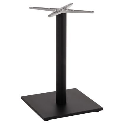 BASE FOR TABLE HM475.01 ALUMINUM MATTE BLACK-46x46cm CROSS 46Χ46Χ72Hcm.