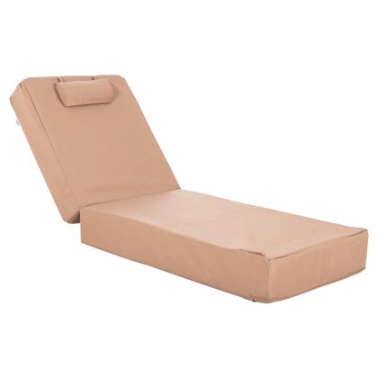 ВЪЗГЛАВНИЦА ЗА ШЕЗЛОНГ TEXTLINE SIFNOS MOCHA FB911761.04 200(120+80)x70x20Hcm.