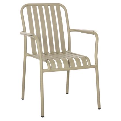 ALUMINUM ARMCHAIR RACHEL HM6088.07 DARK OLIVE 63x58x85Hcm.
